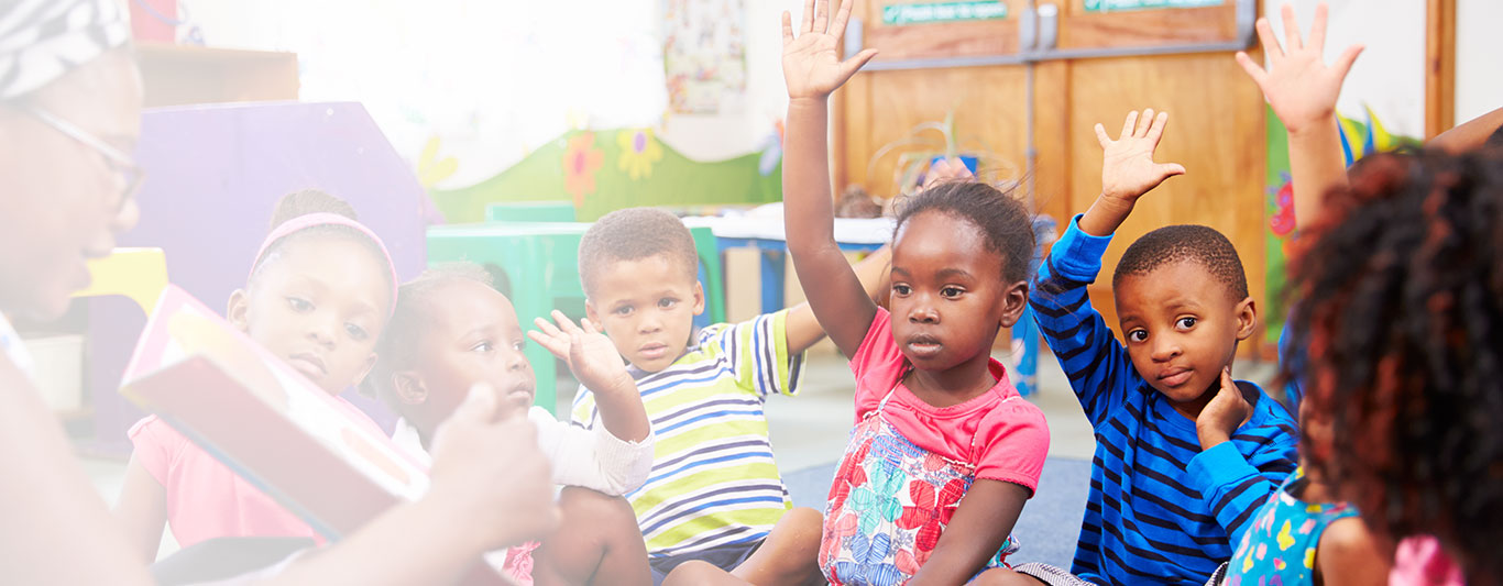 Children in a Clarence L. Barney Head Start classroom