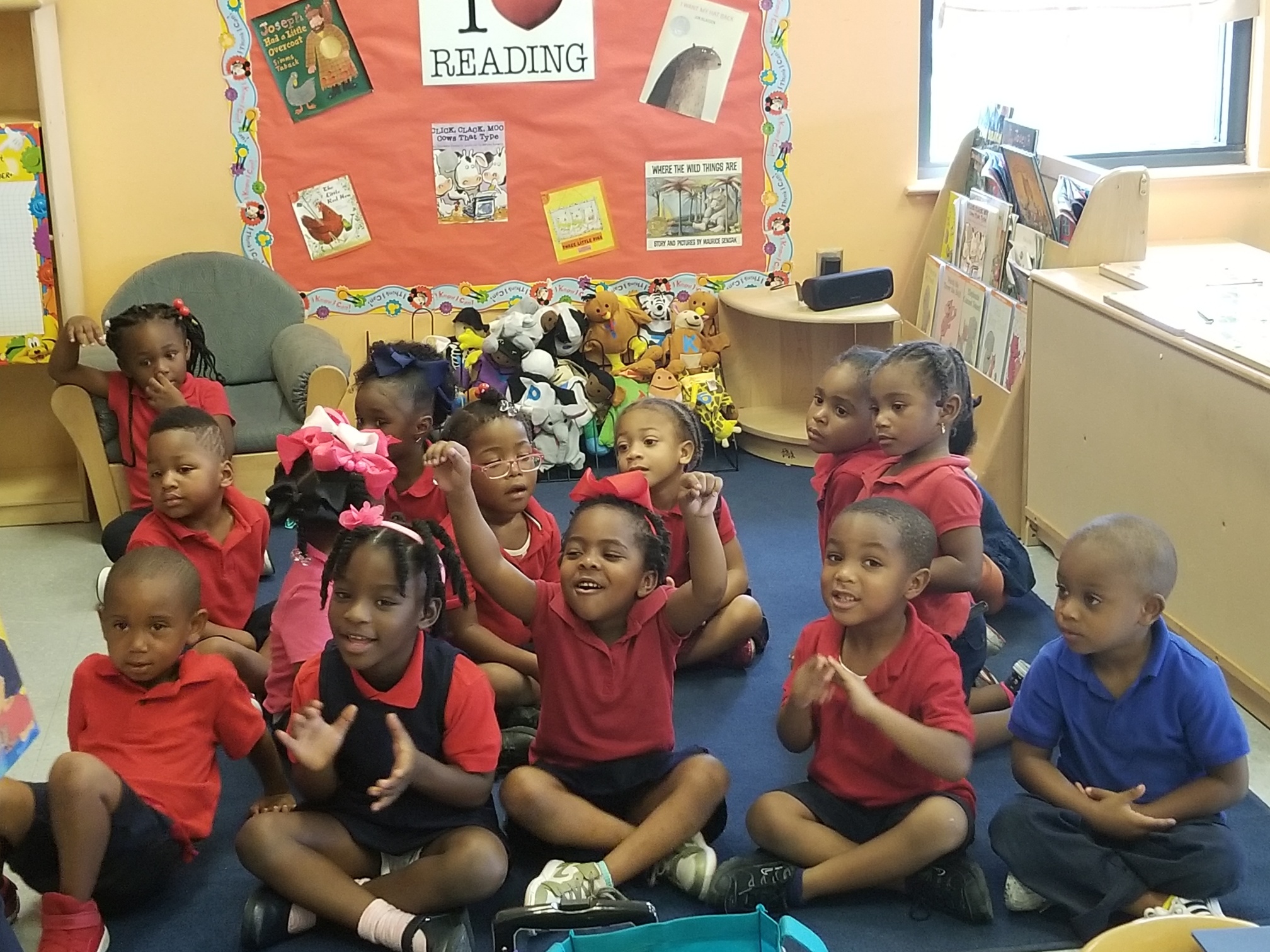 Children learning in a Head Start classroom