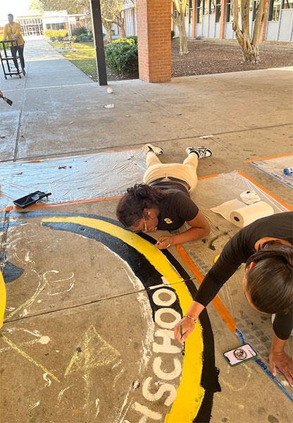 Project Ready Culture Club mural work